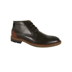 EUC Restoration Mens Wayne Faux Leather Chukka Ankle Boot Shoes, Brown, US 12